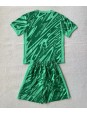 Brazílie Brankářské Domácí dres pro děti Copa America 2024 Krátký Rukáv (+ trenýrky)